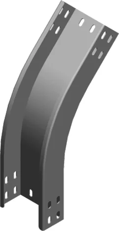 BAKS LZZMCH50 Außenbogen 45° ve